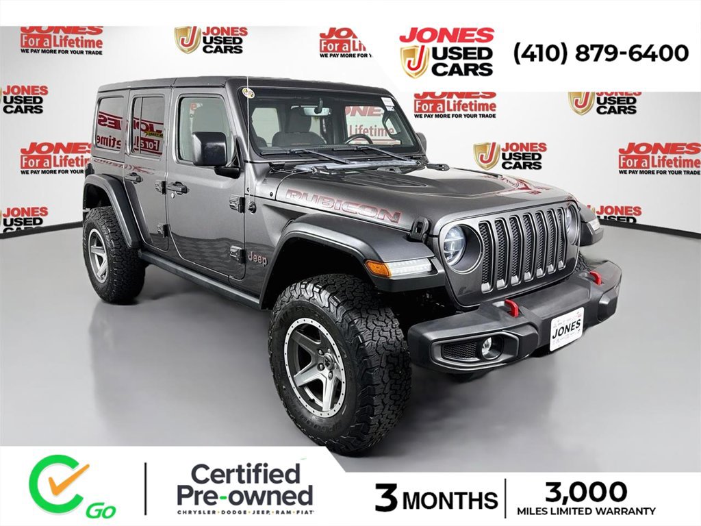 Used 2021 Jeep Wrangler Unlimited Rubicon AWD/4WD image 1