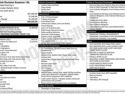 Used 2023 Buick Envision Essence w/ Sport Touring Package image 27