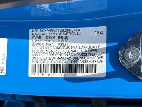 Used 2022 Honda Civic Sport image 19