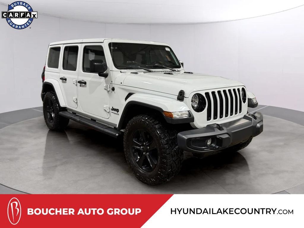 Used 2021 Jeep Wrangler Unlimited Sahara AWD/4WD image 1