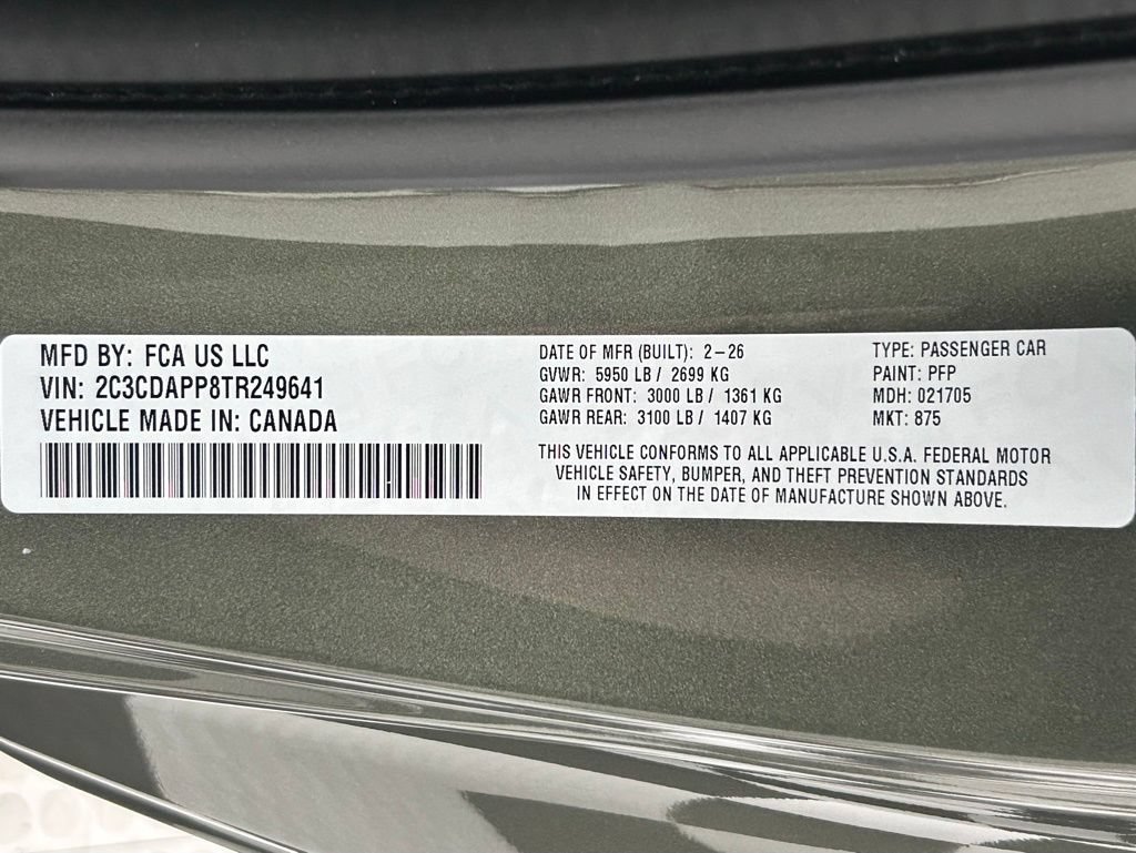 New 2026 Dodge Charger R/T w/ Blacktop Package AWD/4WD image 21