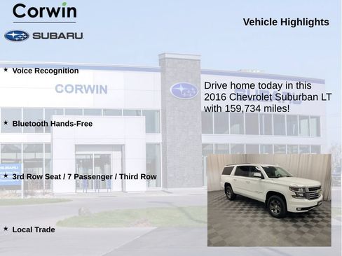 Used 2016 Chevrolet Suburban LT AWD/4WD image 6