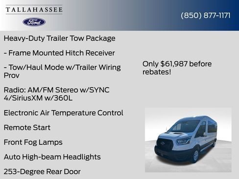 New 2025 Ford Transit 350 XL image 11