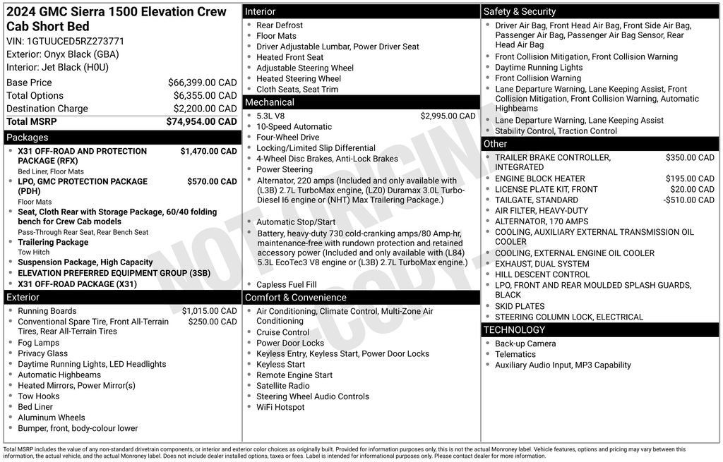 Certified 2024 GMC Sierra 1500 Elevation AWD/4WD image 11