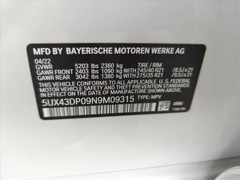 Used 2022 BMW X3 sDrive30i w/ M Sport Package 2 image 25