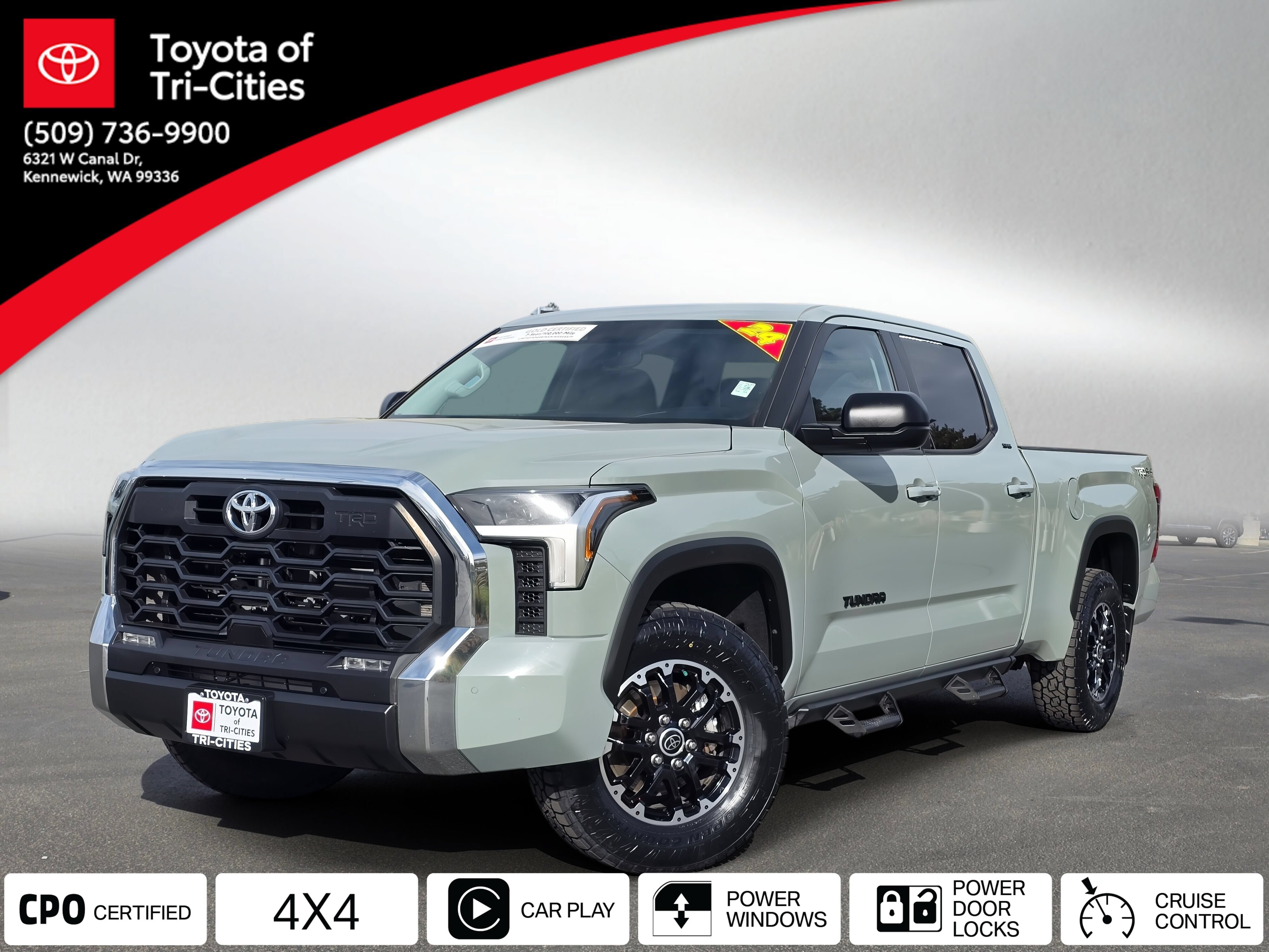 Certified 2024 Toyota Tundra SR5 w/ TRD Off-Road Package AWD/4WD image 1