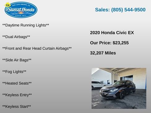 Used 2020 Honda Civic EX image 6