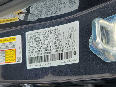 Certified 2026 Honda Civic LX image 26
