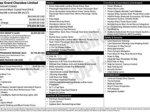 Used 2023 Jeep Grand Cherokee Limited w/ Luxury Tech Group II image 14