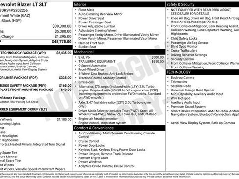 Used 2023 Chevrolet Blazer LT w/ Sound & Technology Package image 36