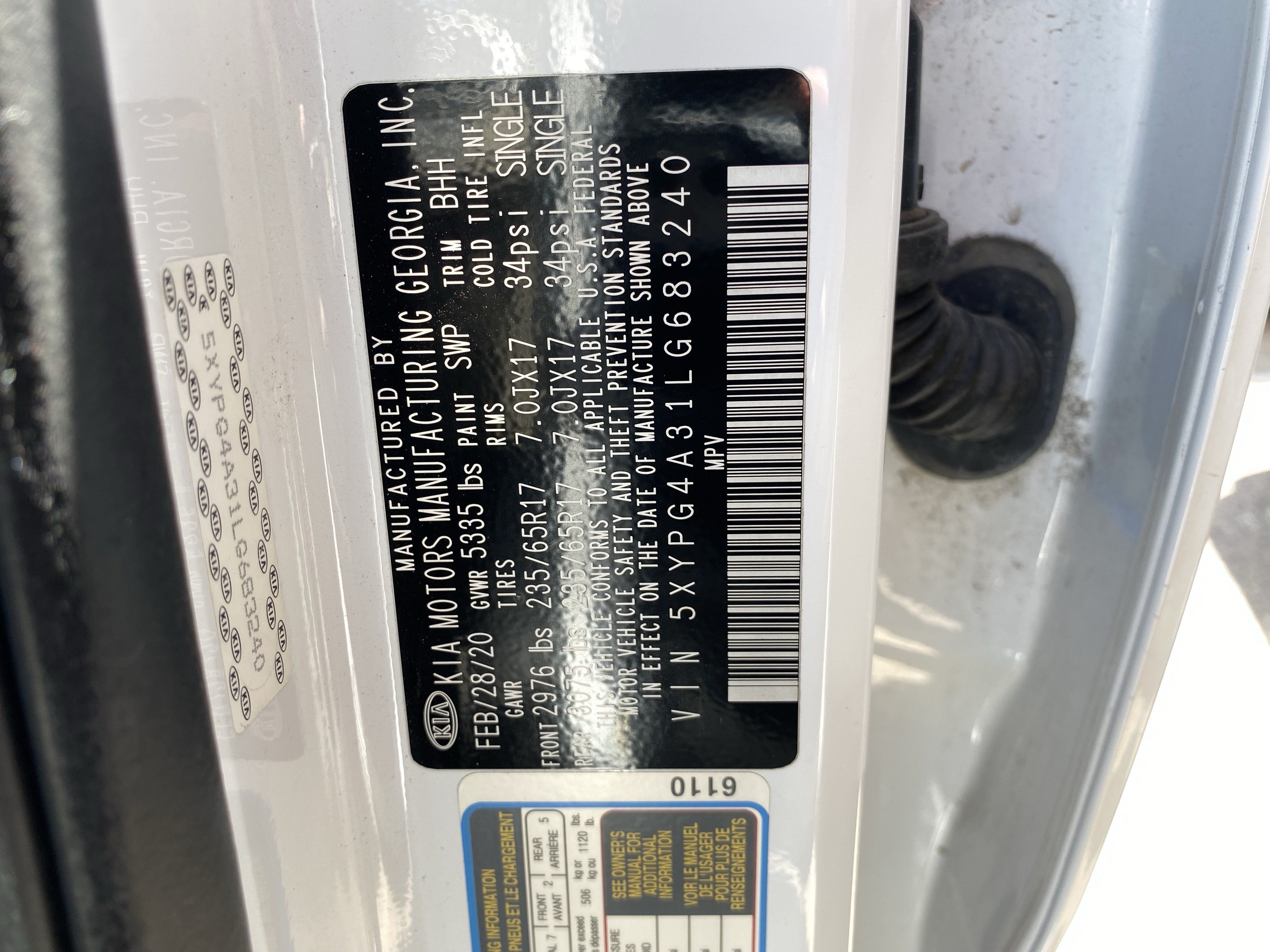Used 2020 Kia Sorento LX FWD image 10