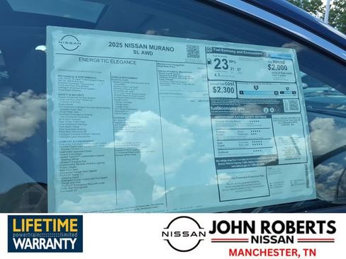 New 2025 Nissan Murano SL w/ Cargo Package image 17