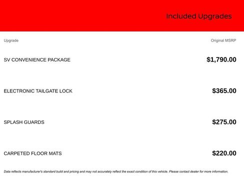 New 2026 Nissan Frontier SV w/ SV Convenience Package image 3