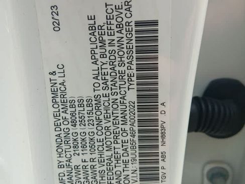 Used 2023 Acura TLX w/ Technology Package FWD image 33