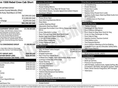Used 2022 RAM 1500 Rebel w/ Level 1 Equipment Group
