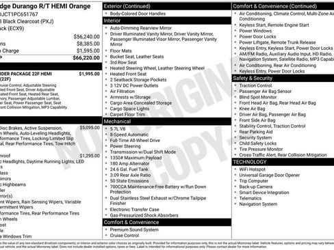 Used 2023 Dodge Durango R/T AWD/4WD image 1