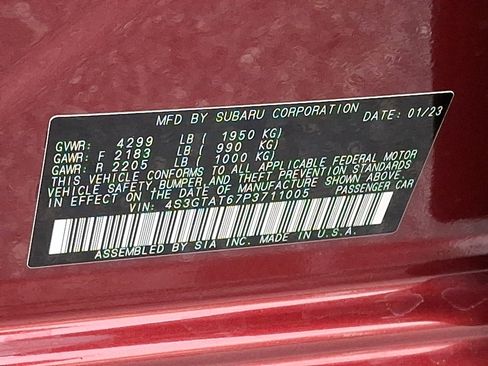 Certified 2023 Subaru Impreza 2.0i Limited image 26