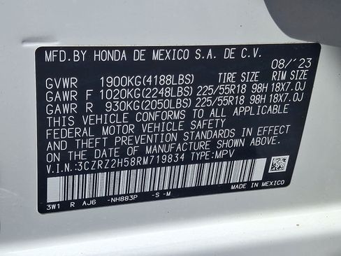 Certified 2024 Honda HR-V Sport image 27