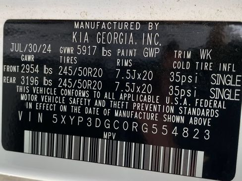 Certified 2024 Kia Telluride EX X-Line AWD/4WD image 35