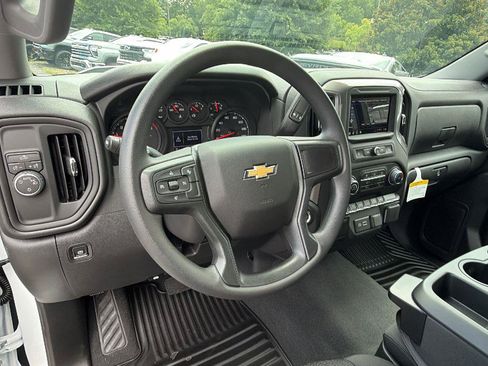 New 2026 Chevrolet Silverado 1500 Custom w/ Turbomax Blackout Package RWD image 3