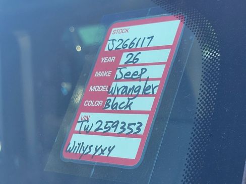 New 2026 Jeep Wrangler Willys image 25