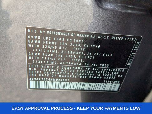Used 2022 Volkswagen Taos S AWD/4WD image 17