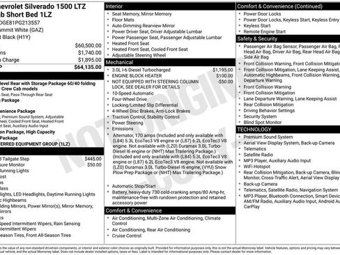 Used 2023 Chevrolet Silverado 1500 LTZ AWD/4WD image 10