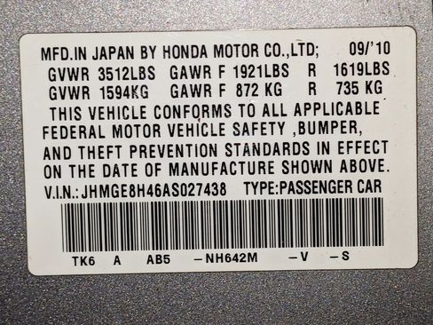 Used 2010 Honda Fit Sport image 51