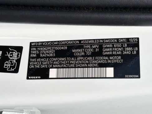 New 2026 Volvo XC90 B6 Plus w/ Protection Package Premier AWD/4WD image 20