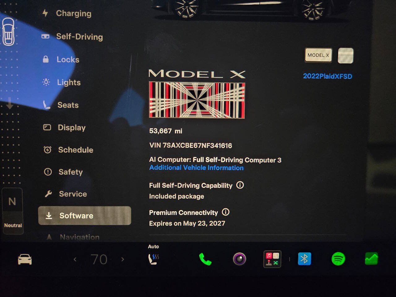 Used 2022 Tesla Model X Plaid AWD/4WD image 33
