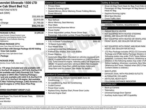 Used 2022 Chevrolet Silverado 1500 LTZ w/ Safety Package II image 4