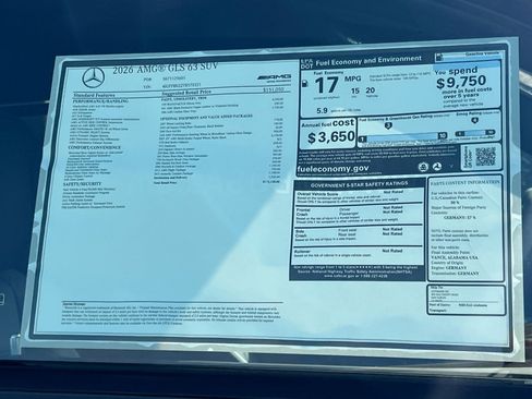 New 2026 Mercedes-Benz GLS 63 AMG AMG GLS 63 image 31