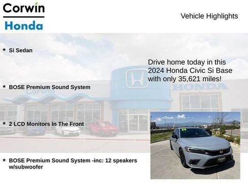 Used 2024 Honda Civic Si image 6