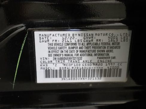 Used 2022 Nissan Sentra SR w/ Trunk Package FWD image 37