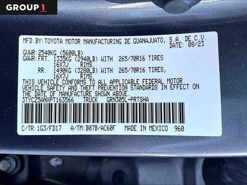 Certified 2023 Toyota Tacoma TRD Off-Road AWD/4WD image 37