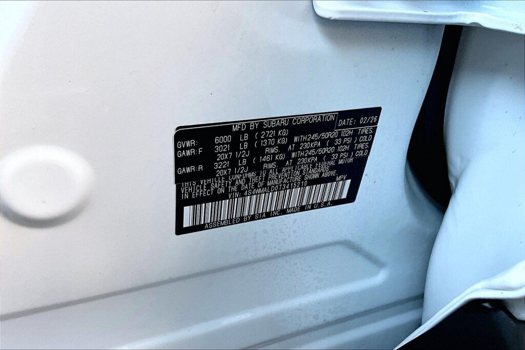 Certified 2026 Subaru Ascent Bronze Edition AWD/4WD image 20