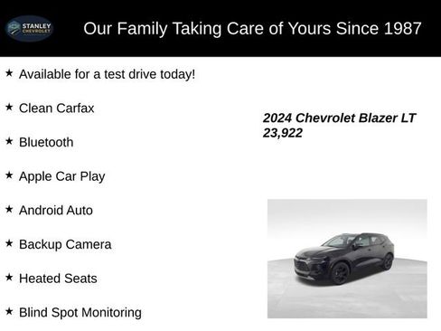Used 2024 Chevrolet Blazer LT w/ Convenience Package image 9