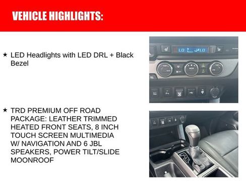 Certified 2022 Toyota Tacoma TRD Off-Road w/ TRD Premium Off Road Package image 18