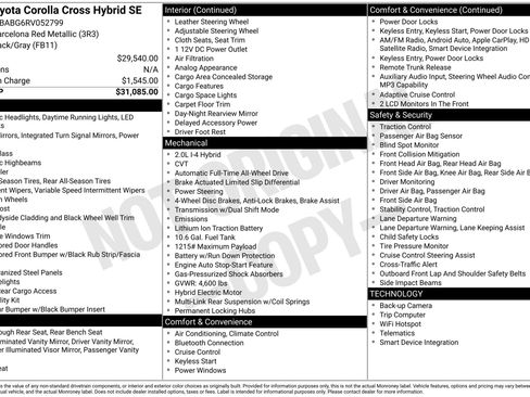 Used 2024 Toyota Corolla Cross SE image 47
