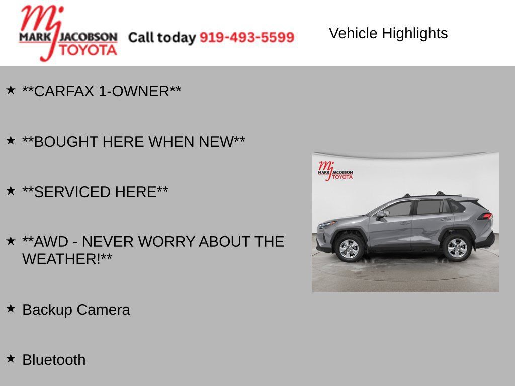 Used 2025 Toyota RAV4 XLE w/ Convenience Package AWD/4WD image 6