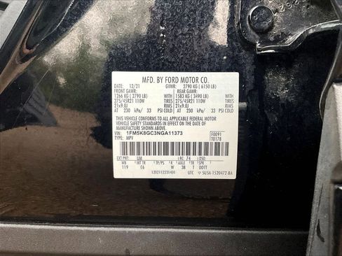 Used 2022 Ford Explorer ST w/ Equipment Group 401A AWD/4WD image 19