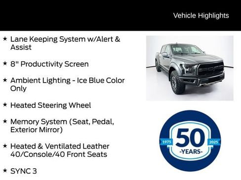 Certified 2019 Ford F150 Raptor w/ Equipment Group 802A Luxury AWD/4WD image 21