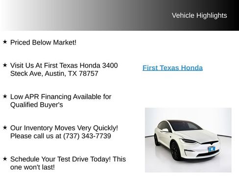 Used 2022 Tesla Model X Plaid AWD/4WD image 9