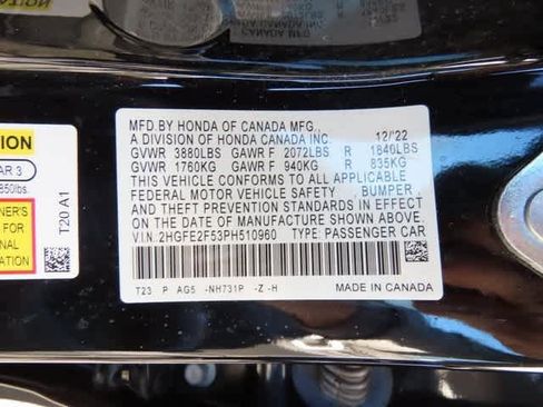 Certified 2023 Honda Civic Sport image 25