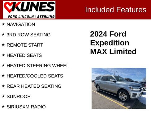 Used 2024 Ford Expedition Max Limited image 2