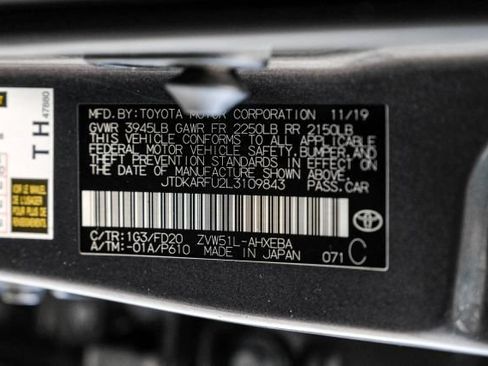 Used 2020 Toyota Prius LE FWD image 54