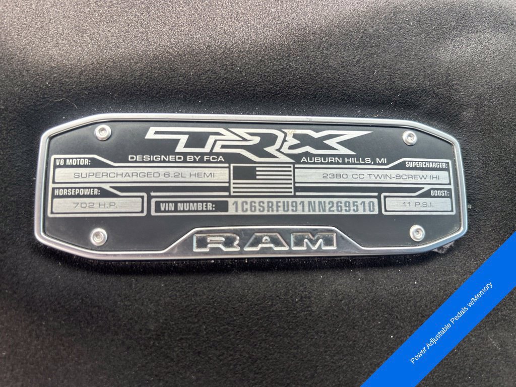 Used 2022 RAM 1500 TRX w/ TRX Level 2 Equipment Group AWD/4WD image 17