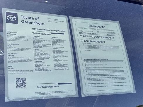 Used 2024 Chevrolet Suburban High Country image 39