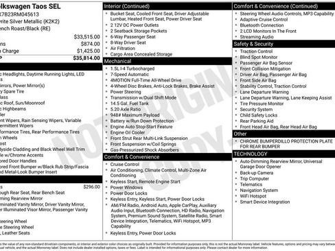 Used 2024 Volkswagen Taos SEL image 6