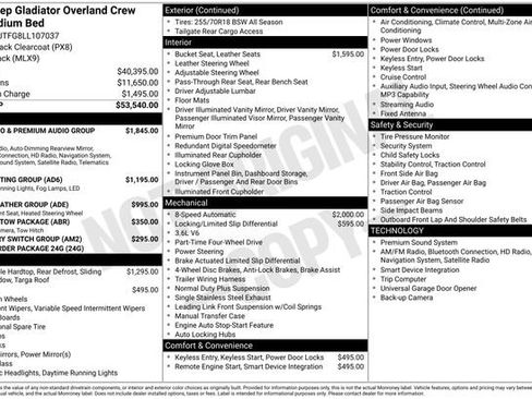 Used 2020 Jeep Gladiator Overland AWD/4WD image 27